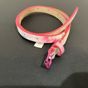 Elegant Pink and Cream Women's Belt